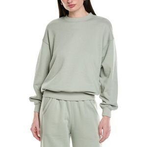 Knit Riot Womens Core Crew Sweatshirt, Green